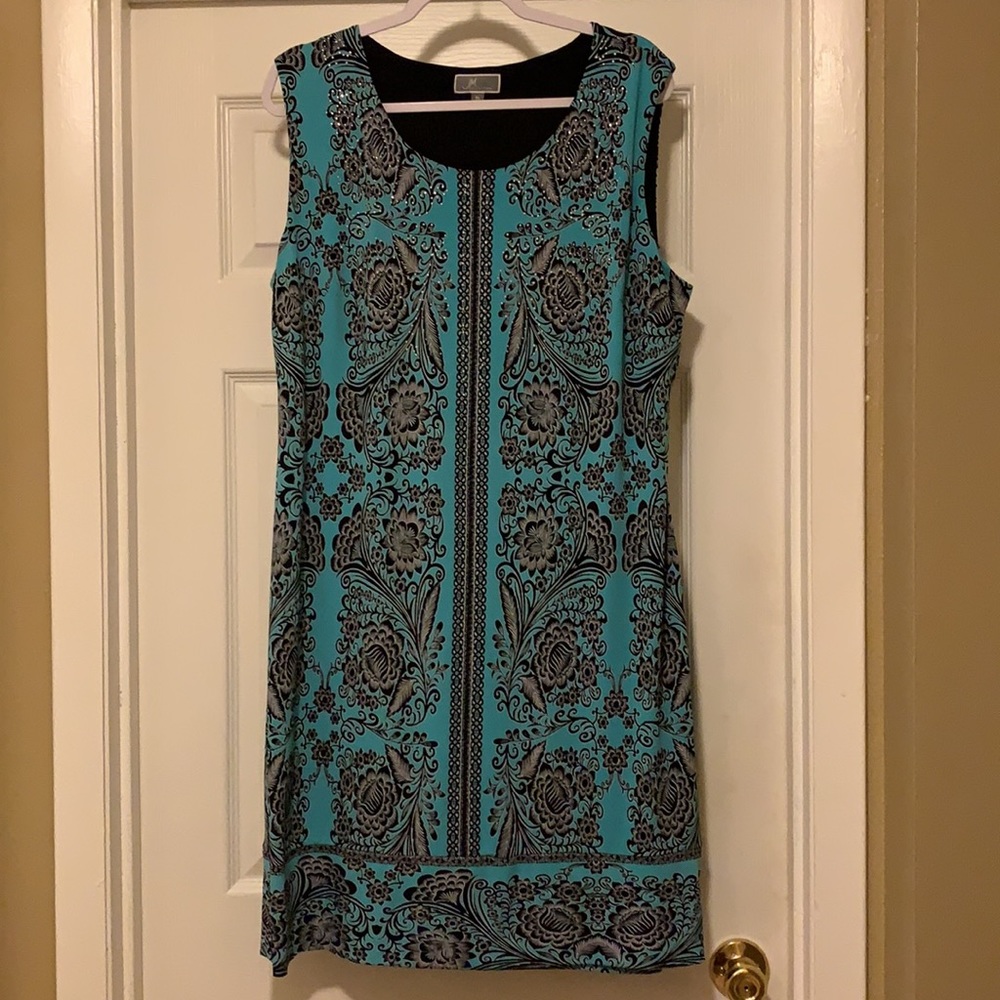 JM Collection dress from Macy’s.